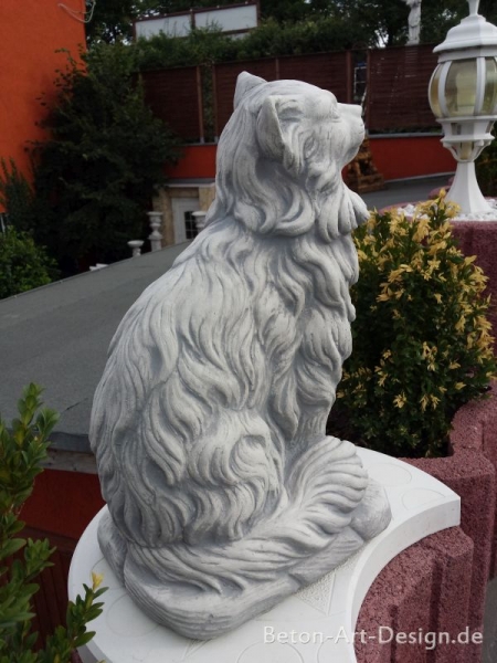Katze, Tierfigur, Skulptur, Steinfigur, Gartendekoration