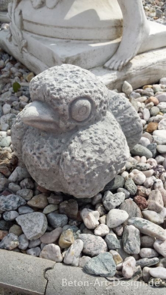 charming garden figure "Spatz Fridolin" 8 Kg