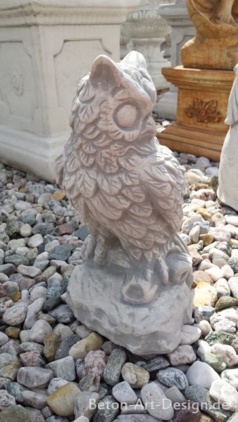 Garden figure "Owl" 29 cm high concrete Gartendeko