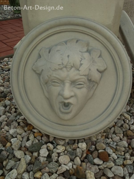 Bacchus, Relief, Wandbild, Steinguss, Fassadenstuck, Stuck, Ornament