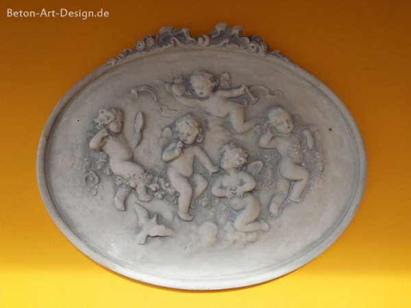 Relief, Wandbild, Steinguss, Fassadenstuck, Stuck, Ornament