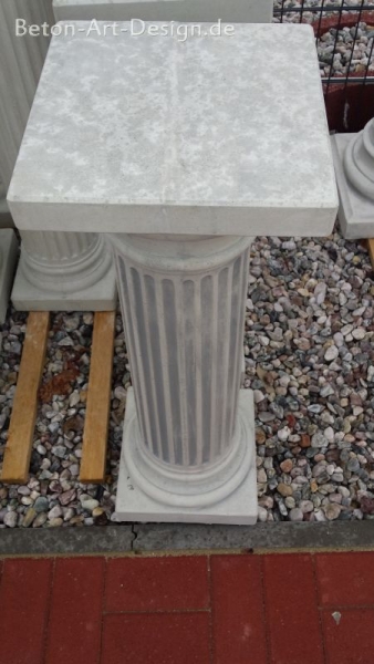 Säule, Betonsäule, Steinsäule, Gartensäule, Kapitel, Basis