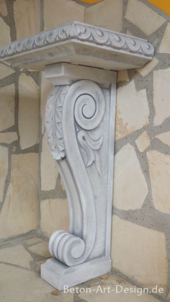 Tisch mit Hocker, Gartenmöbel, Steinmöbel, Gartendekoration