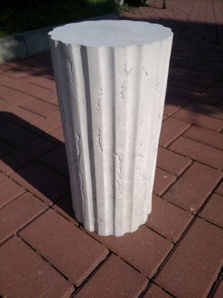 Säule, Betonsäule, Steinsäule, Gartensäule, Kapitel, Basis