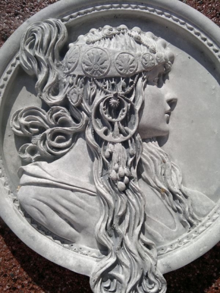 Relief, Wandbild, Steinguss, Fassadenstuck, Stuck, Ornament