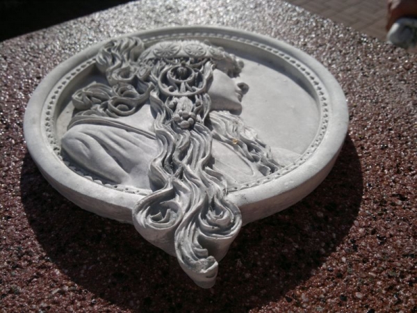 Relief, Wandbild, Steinguss, Fassadenstuck, Stuck, Ornament
