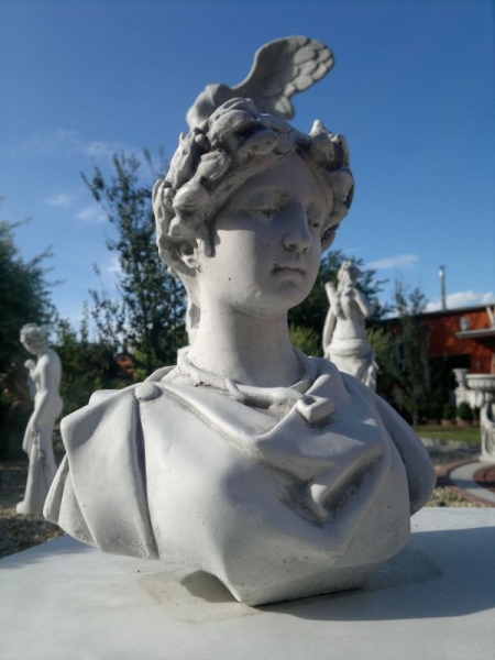 Büste, Skulptur, Steinfigur, Gartendekoration