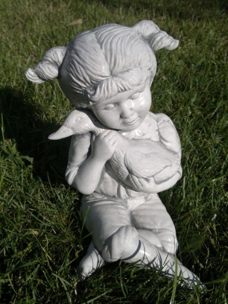 "Girl with Goose" delightful garden shows
