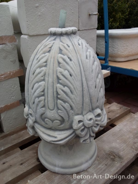Pinienzapfen, Pfeilerschmuck, Obelisk, Pfeilerkappe, Gartendekoration