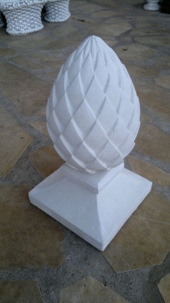 Pinienzapfen, Pfeilerschmuck, Obelisk, Pfeilerkappe, Gartendekoration